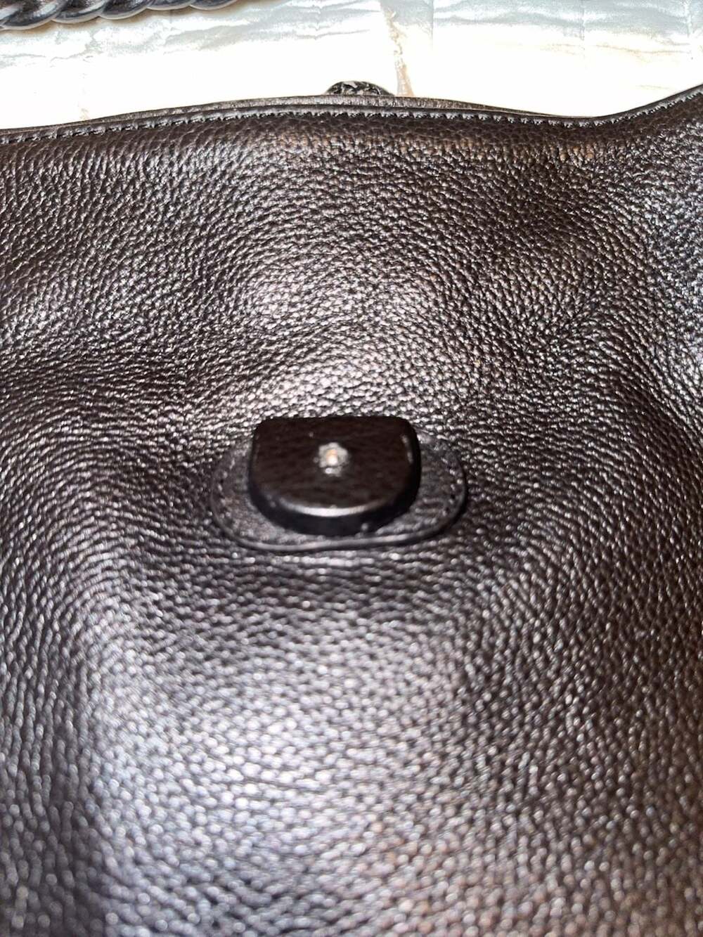 Gucci Black Pebbled Leather Braided Handle Tote Bag - Picture 9 of 9